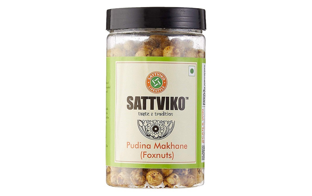 Sattviko Pudina Makhane (Foxnuts)    Plastic Jar  70 grams